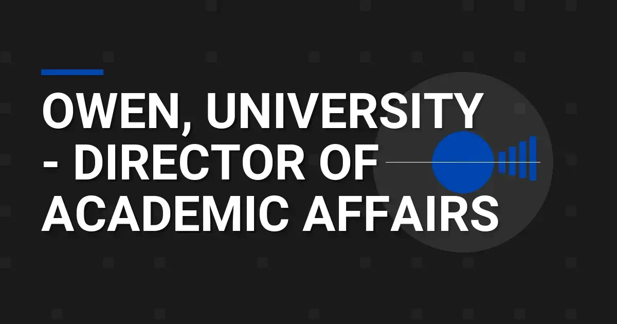 Owen, University - Director of Academic Affairs