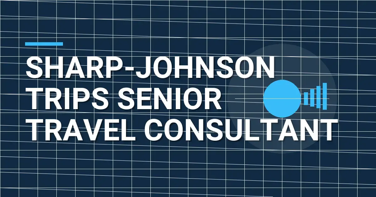 Sharp-Johnson Trips Senior Travel Consultant