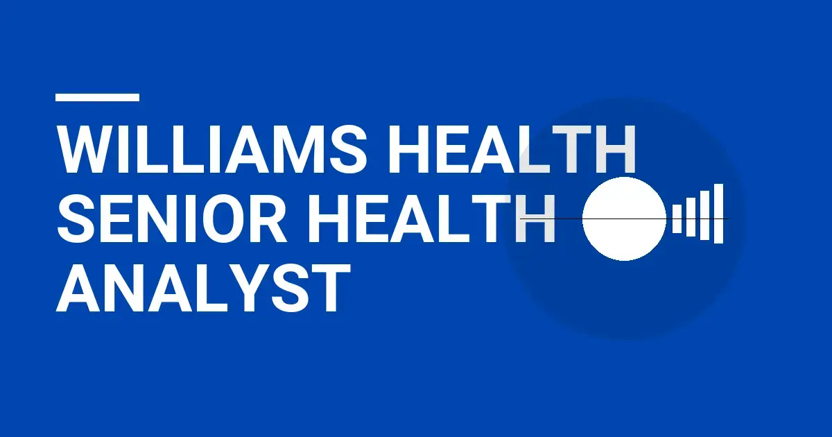 Williams Health Senior Health Analyst