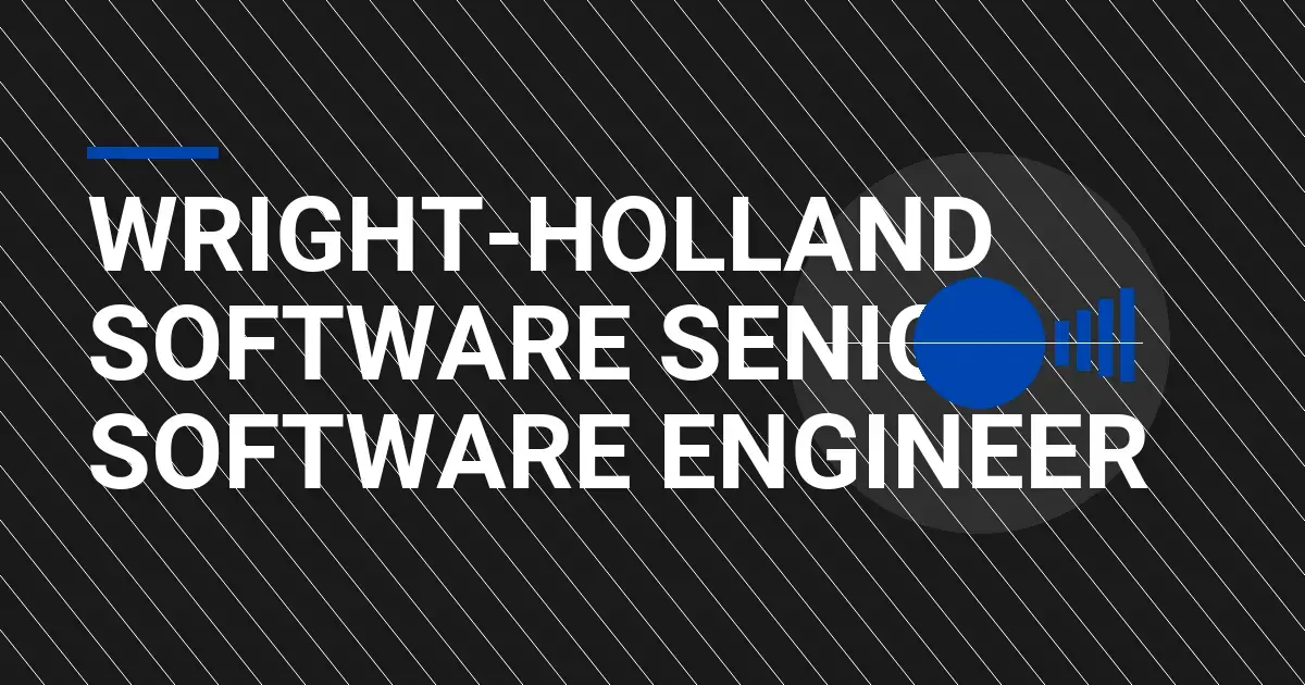 Wright-Holland Software Senior Software Engineer