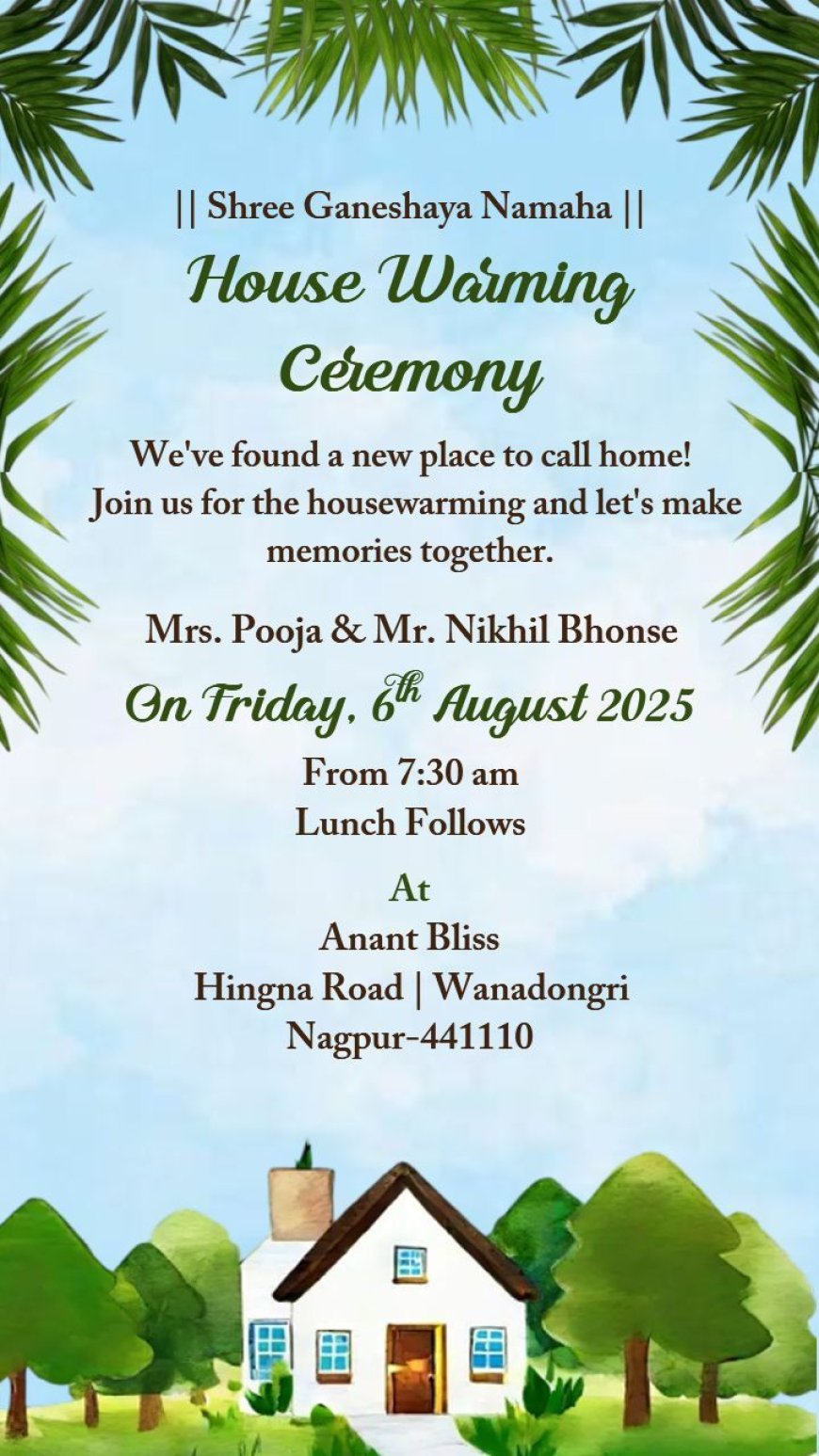 Beautiful and Simple Housewarming Invitation Ideas
