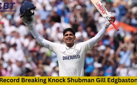 Shubman Gill’s 269 vs England – A Proud Moment for Indian Cricket