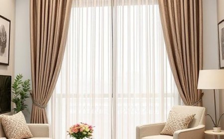 Affordable Pinch Pleat Curtain Price for Living Room in Dubai