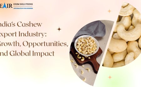 India’s Cashew Export Industry: Growth, Opportunities, and Global Impact