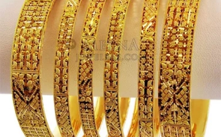 The Allure of 22k Gold Bangles: A Timeless Symbol of Grace and Tradition