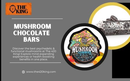 Mind-Melting Delights: Mushroom Chocolate Bars Now at The 420 King