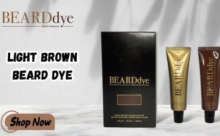 Light Brown Beard Color for Men – Refined, Natural Grooming by Beard Dye