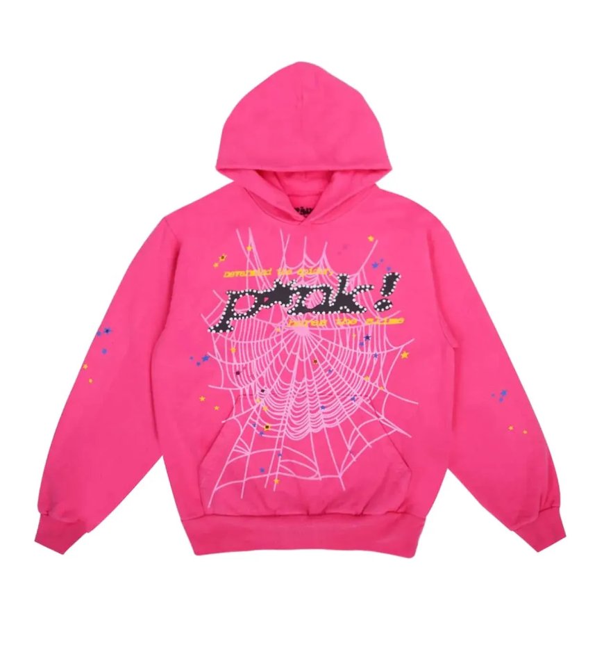 Pink Sp5der Hoodie