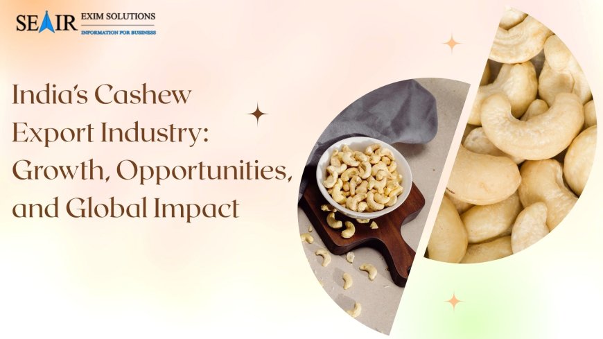 India’s Cashew Export Industry: Growth, Opportunities, and Global Impact