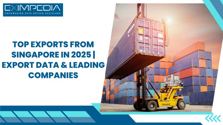 Top Exports from Singapore in 2025 | Export Data & Leading Companies