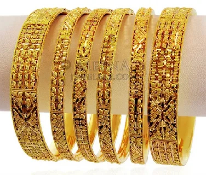 The Allure of 22k Gold Bangles: A Timeless Symbol of Grace and Tradition