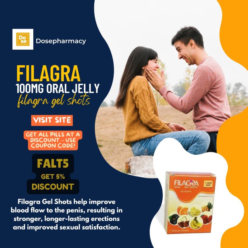 Enjoy Intimacy Again with Filagra 100mg Oral Jelly