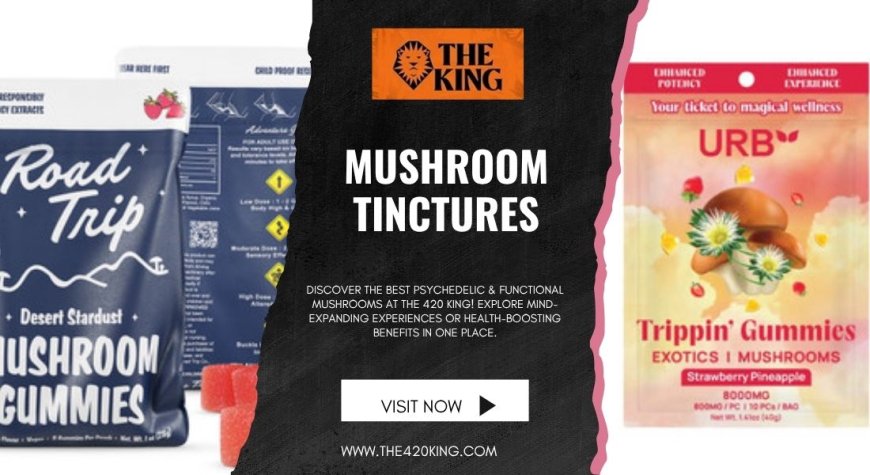 Mushroom Tinctures: A Natural Path to Wellness with The 420 King
