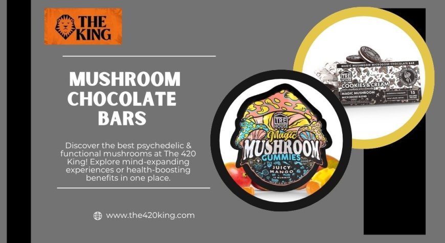 Mind-Melting Delights: Mushroom Chocolate Bars Now at The 420 King